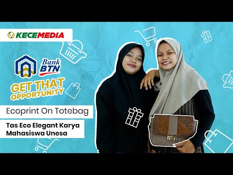 Ecoprint On Totebag - Tas Eco Elegant Karya Mahasiswa Unesa | Get The Opportunity