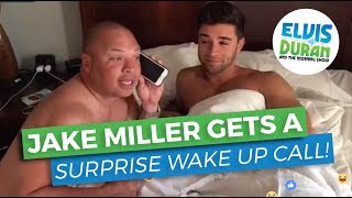 Jake Miller Gets an Unexpected Guest in His Hotel Room! | Elvis Duran Exclusive