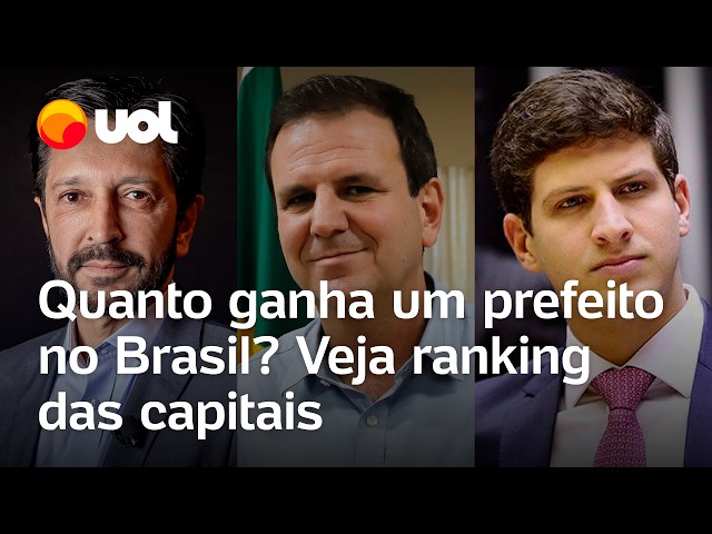 Quanto ganha um prefeito? Entenda lei e veja ranking das capitais