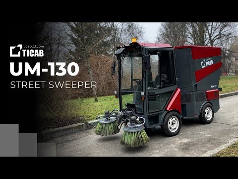 Вакуумна підмітально-прибиральна машина від виробника TICAB/ 1 рік гарантія