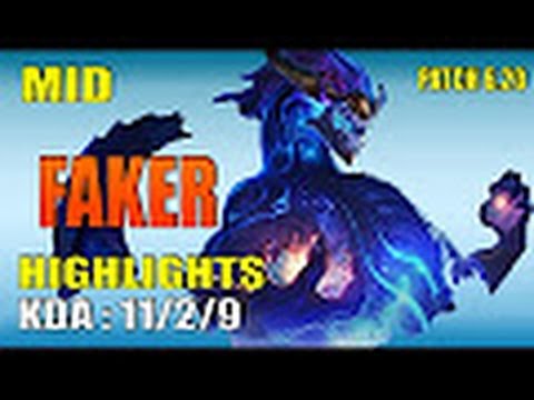 SKT Faker Aurelion Sol vs Vel  Mid NA SoloQ -  Highlights  2016
