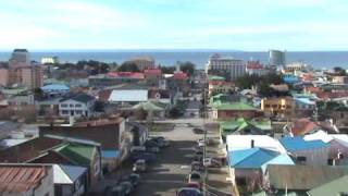 preview picture of video 'Punta Arenas Chile Panoramic View of City'