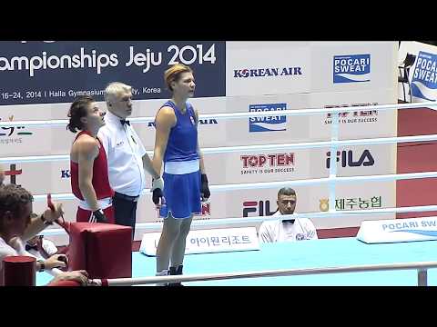 WC 2014: 1/16 - 64 kg   Sandy Ryan vs Bianka Nagy