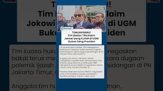 Download lagu TEMUAN BARU! Tim Dokter Tifa Klaim Jokowi yang Kuliah di UGM Bukan Sang Presiden: Beda Orang mp3