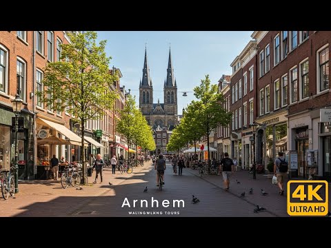 Spazieren Sie durch Arnhem: Ein 4K -Abenteuer von ikonischen Kirchen bis hin zu charmanten Märkten
