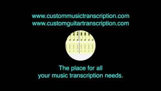 My Only Son | Duncan Browne | Custom Guitar Transcription |  Custom Music Transcription