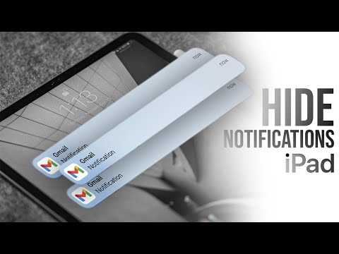 How to Hide Notifications on Lock Screen iPad (tutorial)