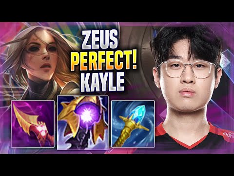 ZEUS PERFECT GAME WITH KAYLE! - T1 Zeus Plays Kayle TOP vs Wukong! | Season 2022