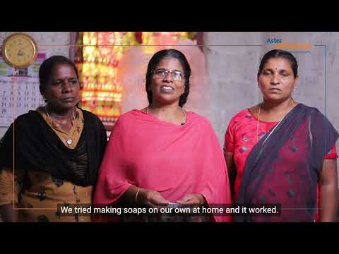 Aster volunteers - Soap Making - Women empowerment