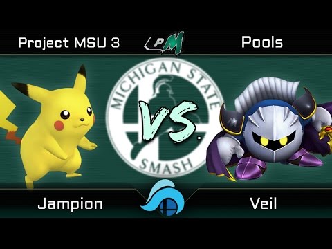 Project MSU 3 Pools - Jampion (Pikachu) vs. Veil (Meta Knight/Toon Link)