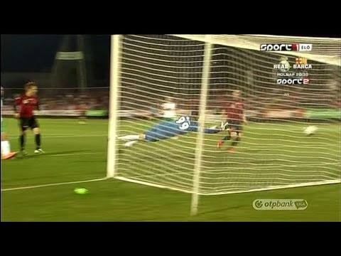 Holender gólja a Budapest Honvéd - Kaposvári Rákóczi FC meccsen