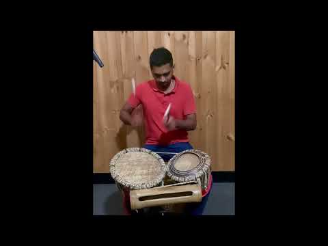 Live Looping 7/8 Rhythms Thammattam #drumloops #srilankandrums #bossrc30