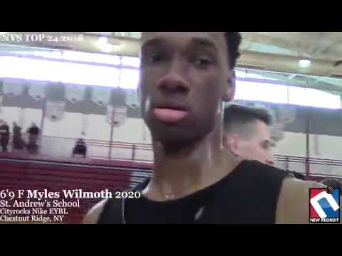 New Recruit Media LLC presents: 6'9 MYLES WILMOTH 2020 / NYS TOP 24 / Highlights