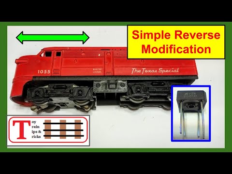 How To Easily Add Reverse To Classic Lionel One-Way Motors