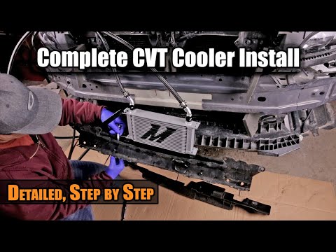 Mishimoto CVT Cooler Install w/ Thermostat in WRX CVT |COMPLETE GUIDE|