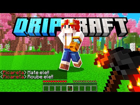 EU FIZ A PICARETA QUE FOI PROIBIDA NO MINECRAFT... (muito roubada)  - DripCraft Ep.51