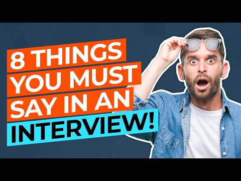 あなたがパスするためにあなたのジョブインタビューで言わなければならない8つのこと (8 THINGS You MUST SAY In Your JOB INTERVIEW to PASS!)