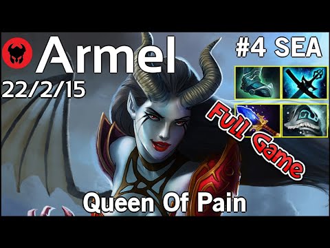 Armel [TNC] plays Queen Of Pain!!! Dota 2 Full Game 7.21