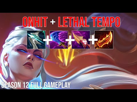 On-Hit KAYLE with Lethal Tempo in Season 12 How good is it really?| kayle 1v9