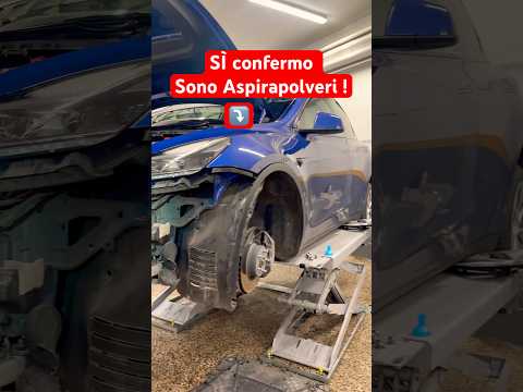 È vero ! le TESLA sono Aspirapolveri ! Pulizia manutenzione radiatore model y #officina