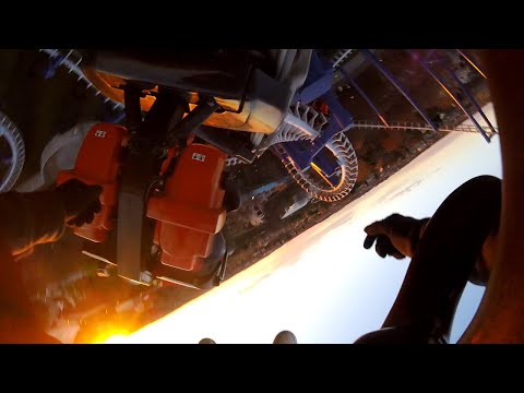 Blue Tornado (Gardaland) - A Flight Into...ADRENALINE! POV Back Row
