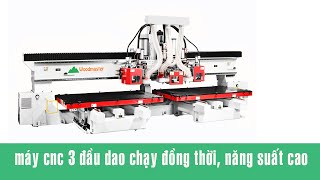 WM-1818-3ATC Máy cnc 3 trục dao 2 bàn làm việc gia công đồng thời