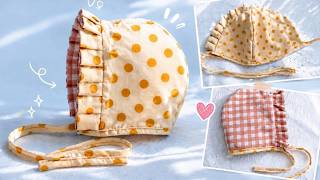 How to Make a Reversible Baby Bonnet | Perfect Gift for Beginners
