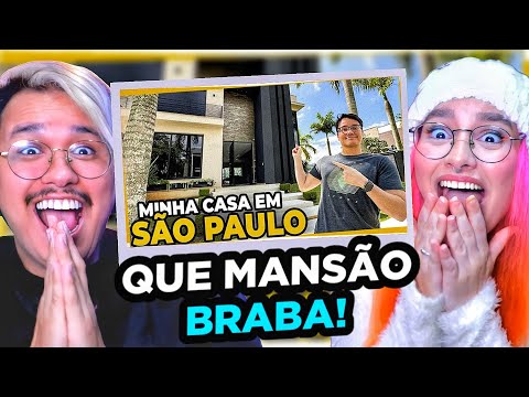 It's gigantic! "TOUR OF MY NEW MANSION HERE IN SÃO PAULO"