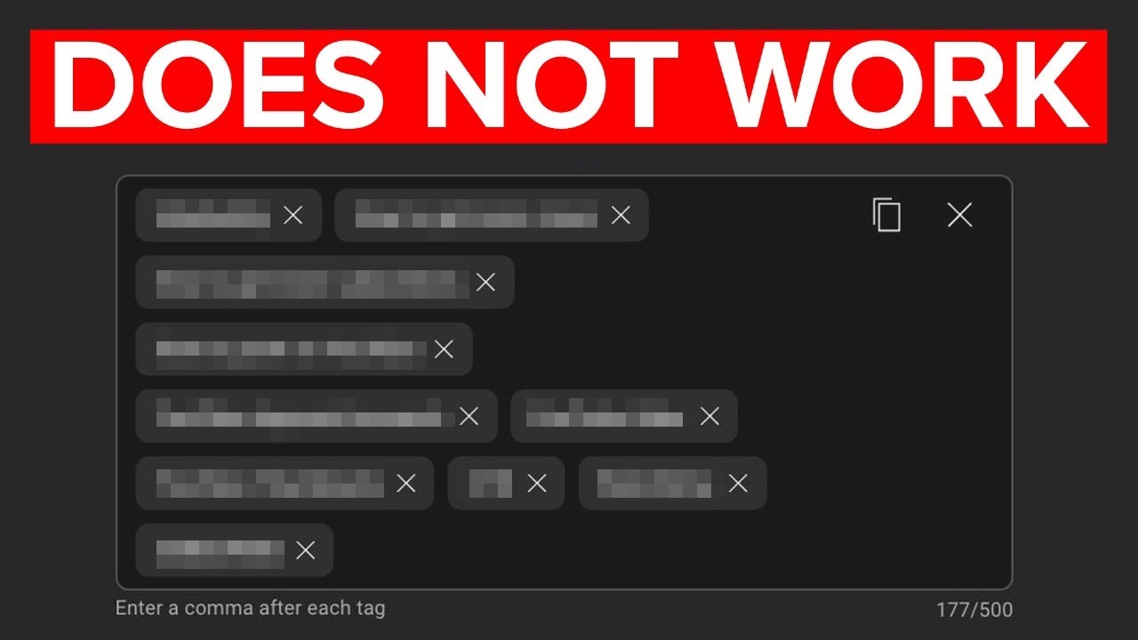Thumbnail: Never Use YouTube Tags How Everyone Tells You To