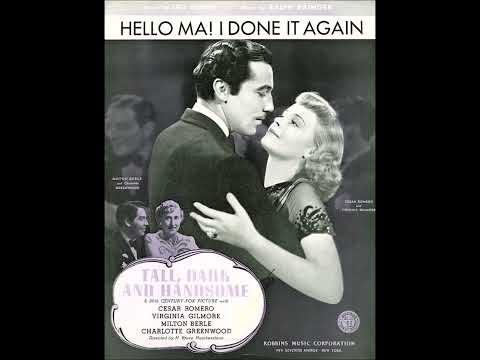 Sara Horn with Leo Reisman and his Orchestra – Hello, Ma! I Done It Again, 1941