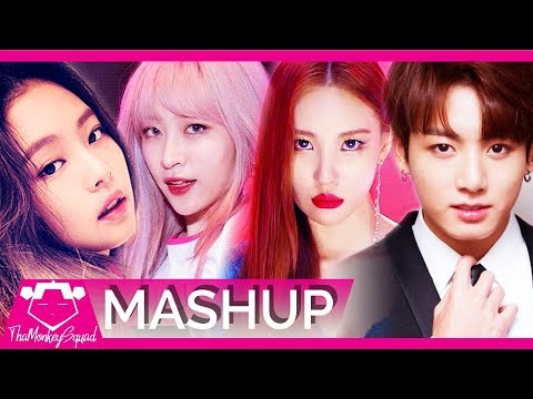 BTS x BLACKPINK x EXID/ SUNMI - 'I Love You /See U Later/ So What/ Siren' MASHUP