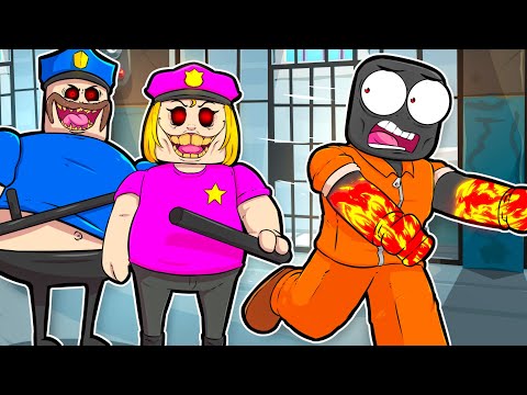ESCAPE THE FAT COP'S GIRLFRIEND IN ROBLOX!!