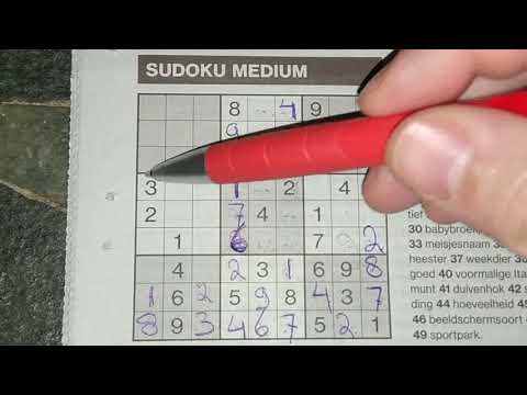 Almost made a same mistake as last time. Double Check! (#460) Medium Sudoku puzzle. 03-02-2020