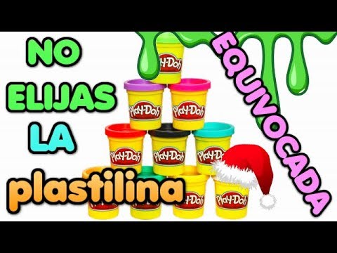 NO ELIJAS LA PLASTILINA EQUIVOCADA SLIME CHALLENGE!!! Don´t choose the wrong play doh   Eres genial