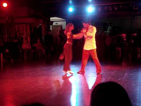  Vanessa Fatauros  and  Evren Sayin  are  dancing  to  the  tango  "  Viviani  "  by  Carlos di Sarli
