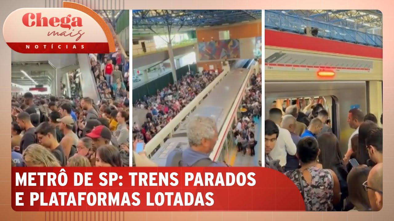 Caos em São Paulo: falha do Metrô causa transtornos e lota estações | Chega Mais Notícias (26/11/24)