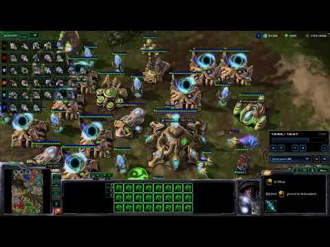 Starcraft 2 - Mutalisk Hide And Seek Backed By Bio Mech Terran