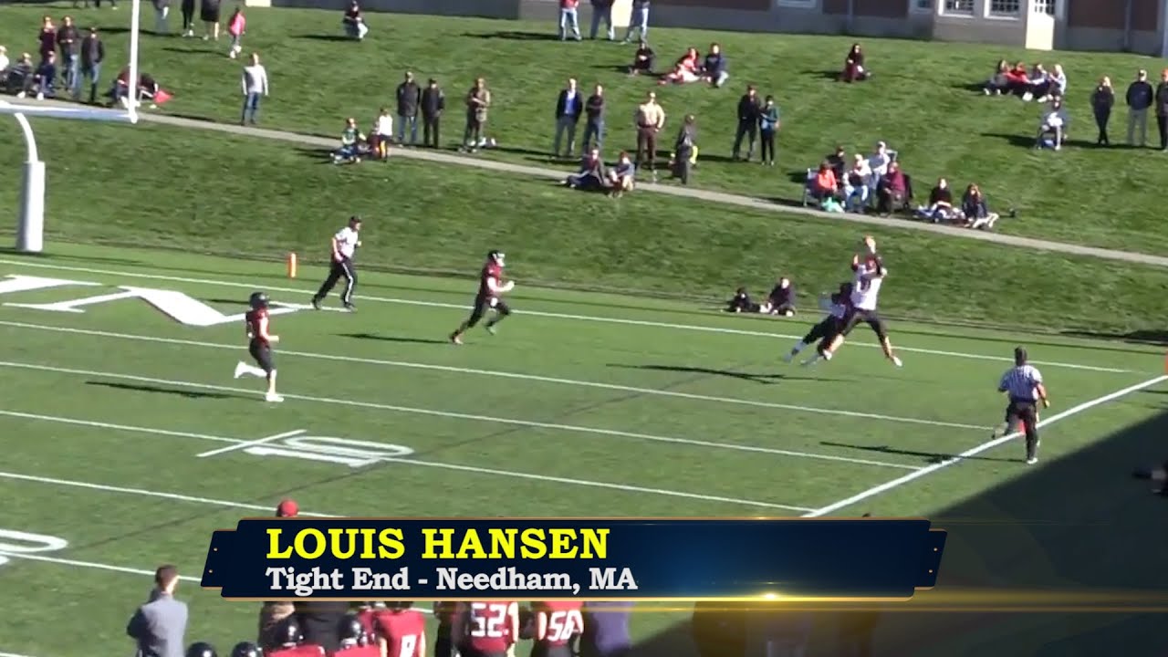 Michigan Commit Louis Hansen is a versatile tight end from St. Sebastian&#039;s in Massachusetts