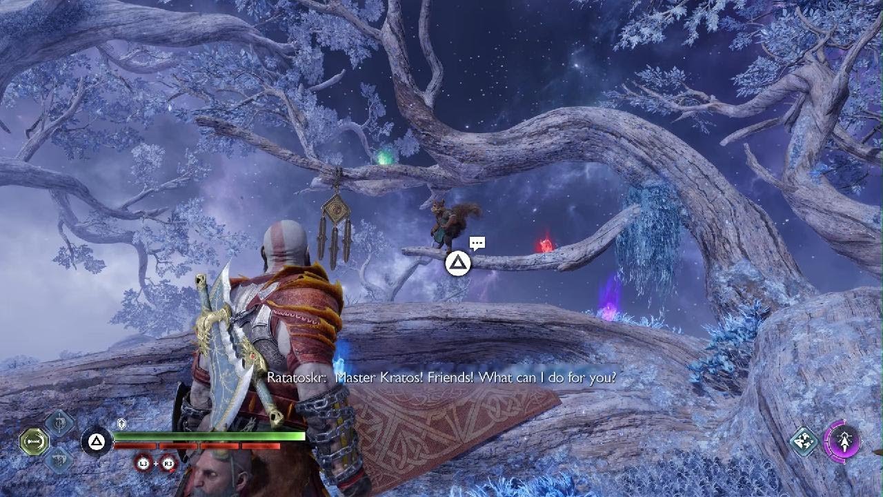 God of War Ragnarok: Ratatoskr ask Kratos how he left Greece