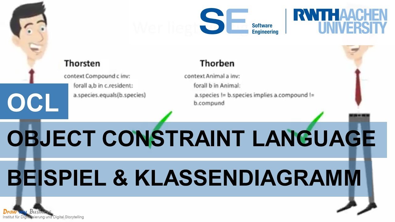 OCL: Object Contraint Language - mit Beispiel & Klassendiagramm