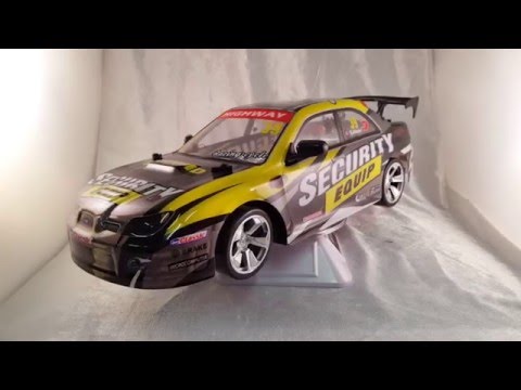 Rc Drift champion 1:14 drift car 4WD Geel/Zwart