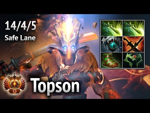 Topson — Juggernaut (Safe Lane). Full game