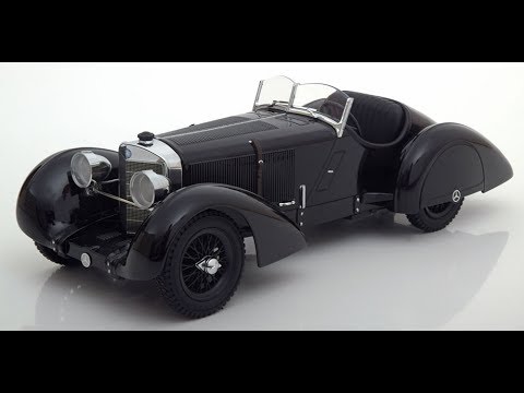 KK SCALE: Mercedes SSK Count Trossi black prince