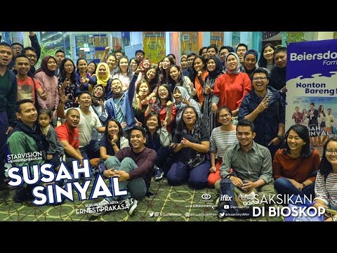 Susah sinyal nonton bareng nivea di kemang village xxi