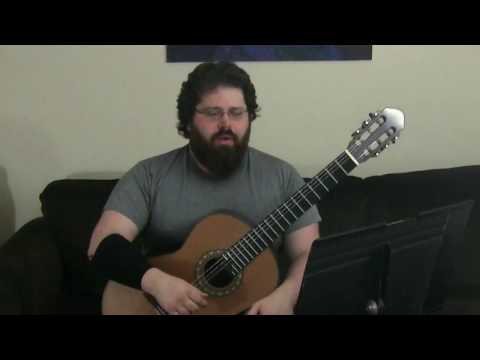 Fernando Sor: Exercise No 1 (Andante) from 24 Exercises, Op. 35 and Classical Guitar Lesson