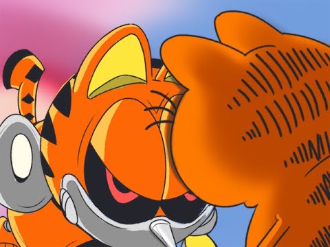 Garfield OVA - Garfield vs Metal Garfield