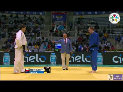 Judo 2013 World Championship Rio de Janeiro: Sedmidubsky (CZE) - Calder (NZL) [-73kg]