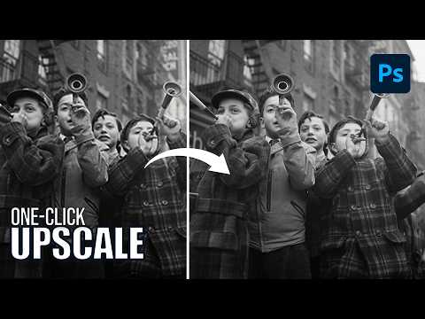 Photoshop Basics: How to Use the New Upscale Tool | 2 Min Video