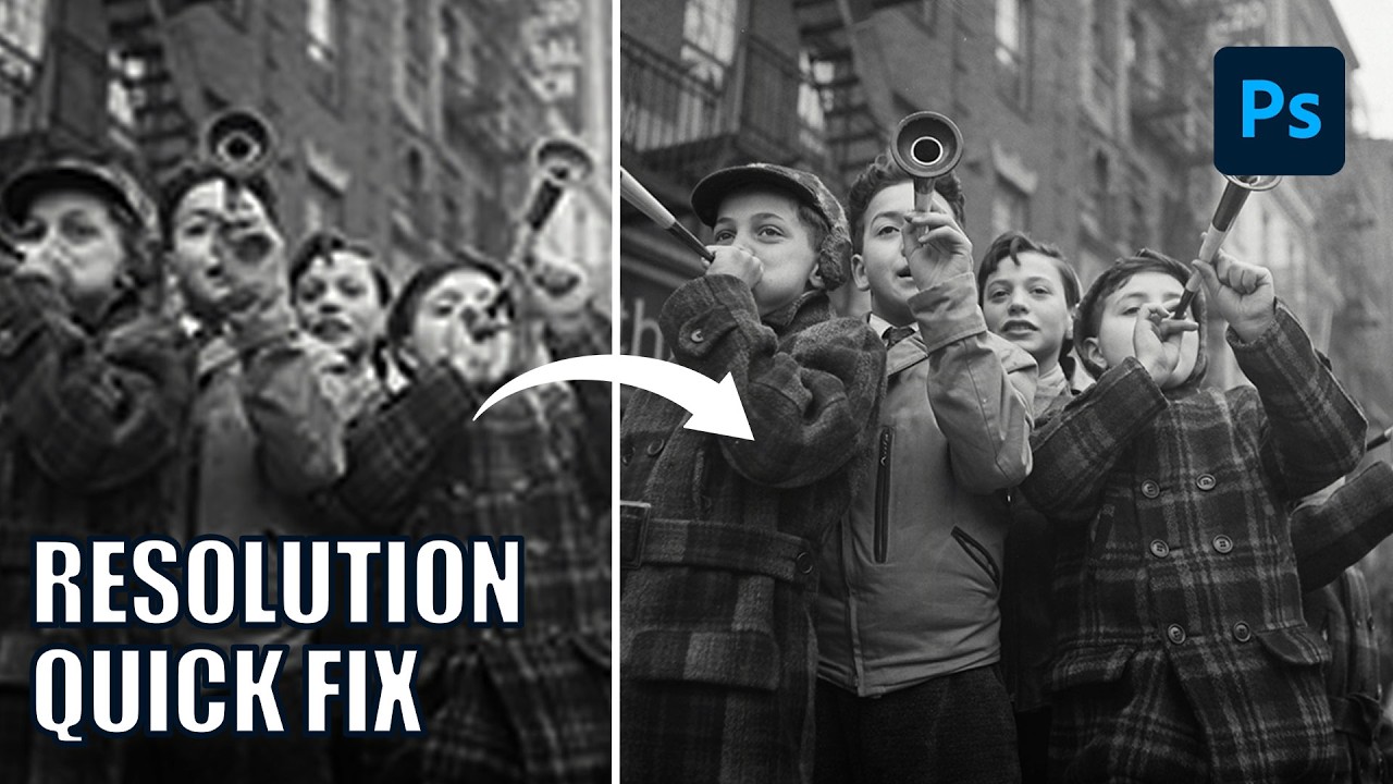 Photoshop Basics: How to Use the New Upscale Tool | 2 Min Video