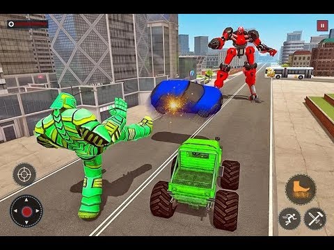US Army Monster Truck Transform Robot Part-2 | New Army Monster Transform Robot Android GamePlay